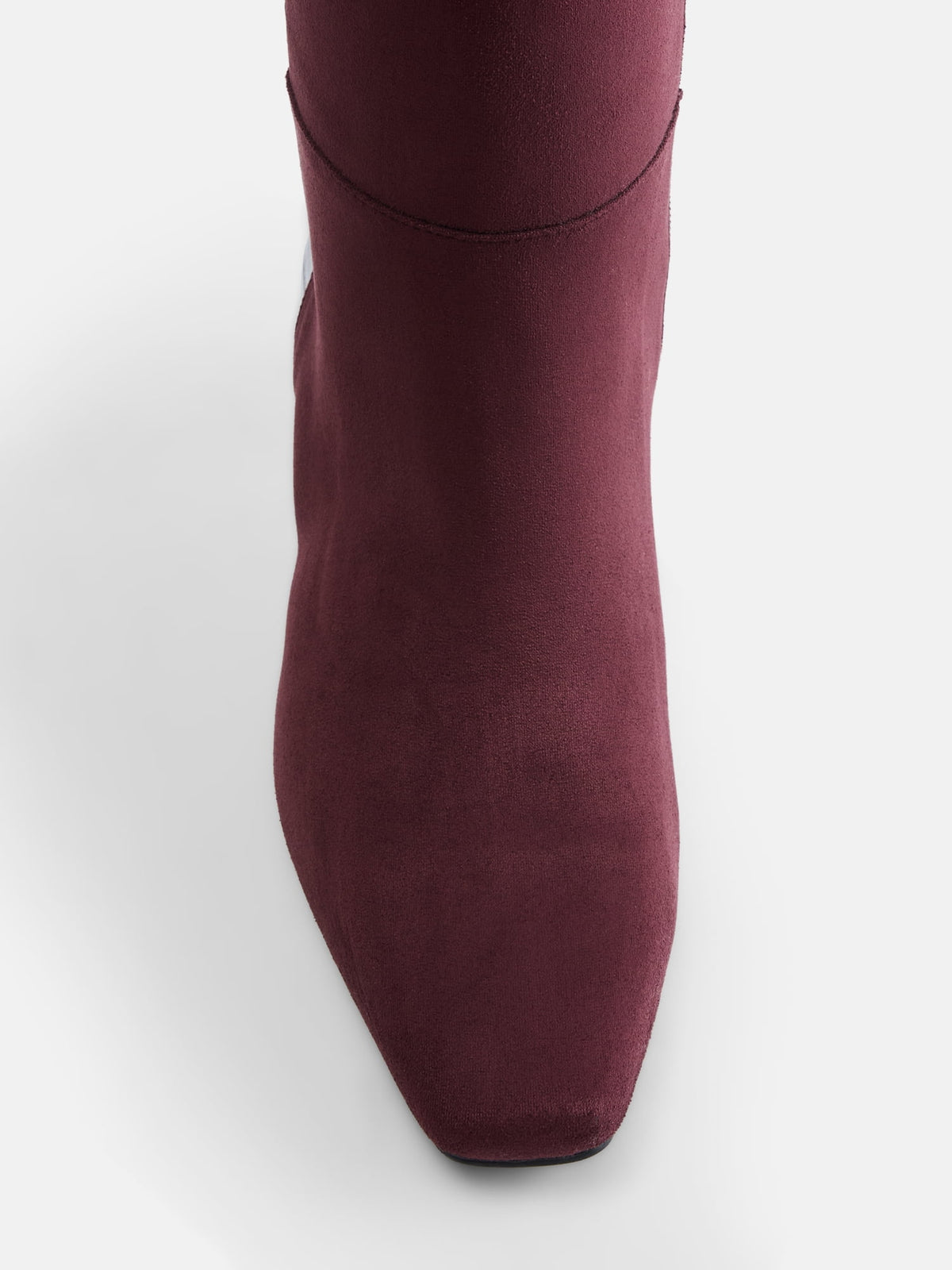 Bottes hautes bicolores à petit talon - Image 6