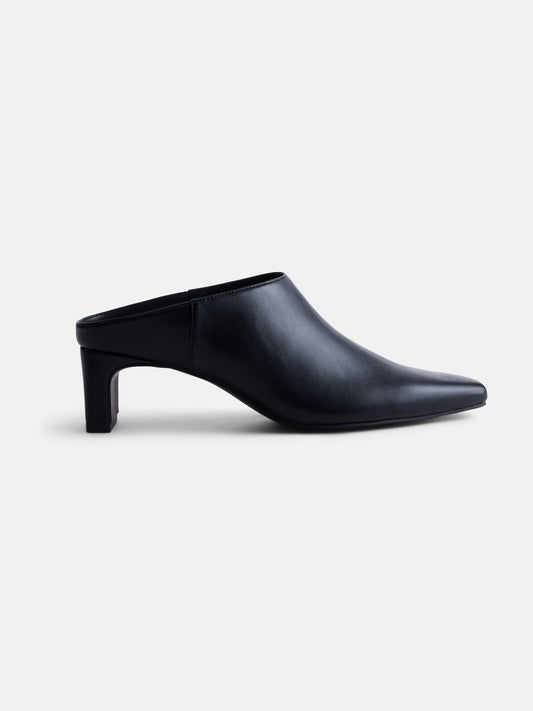 Mules à talon à enfiler