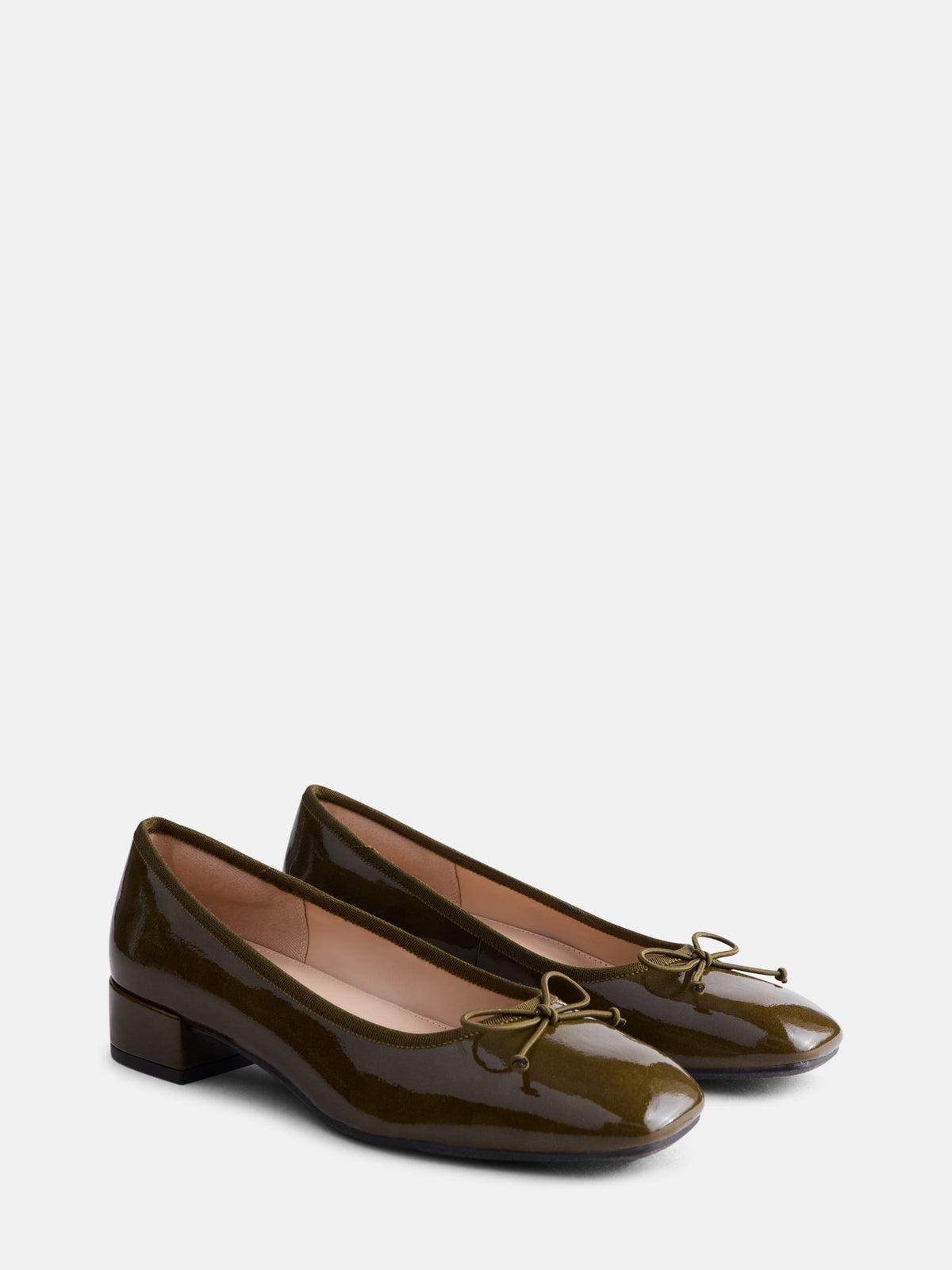Ballerines à petit talon et nœud - Image 3